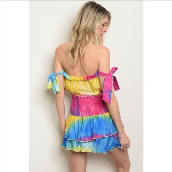 🌸Super Cute Tye Dye Romper!🌸 - Picture 3 of 3